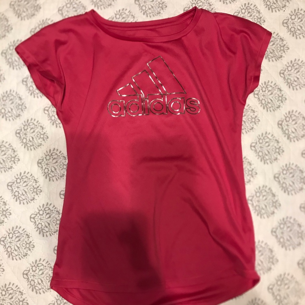 Pink Adidas shirt